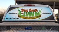 Deep South Lawn Maintenance See Through Vinyl