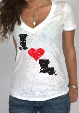 LALadyFanIHeartLAShirt