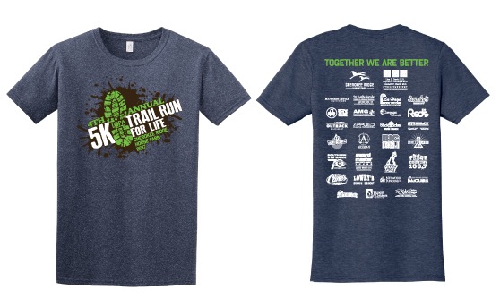 LOPA 5K Trail Run Shirts 2017