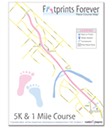 Maddies Footprints - Footprints Forever Race Course Map