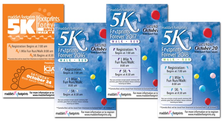 Maddies Footprints - Footprints Forever Posters