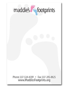 Maddies Footprints - Notepads